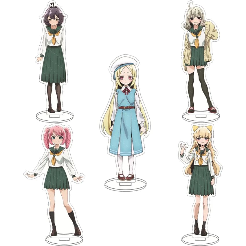 16CM Anime Gushing over Magical Girls Utena Hiiragi Kiwi Araga Korisu Morino Matama Akoya Acrylic Stand Figure Cos Ornaments