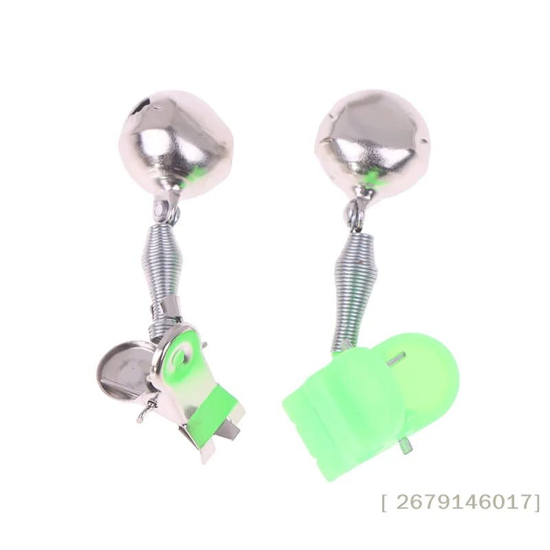 daYY26 da Fishing ring with Clip for Cane, Single Sound Alarm for Dead Signal, Outdoor Fishing Bell