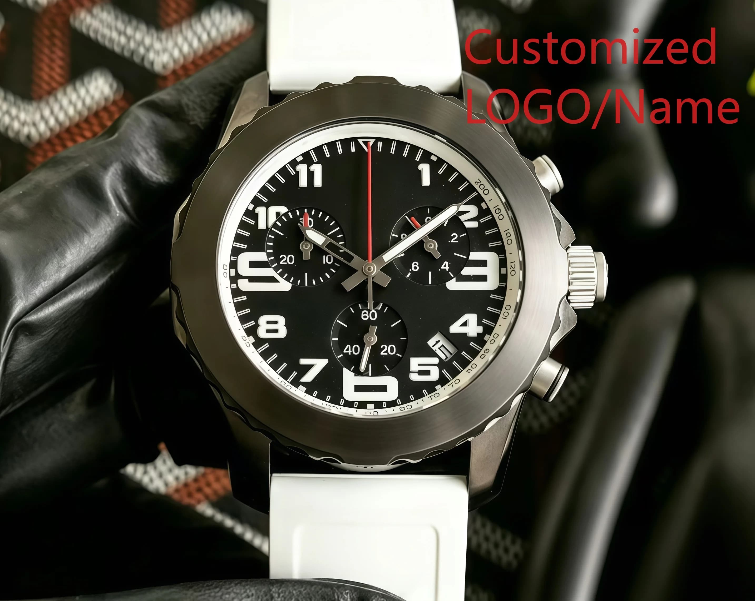 A182 Store Customized Watches 45mm men's watch, made of 904L steel, Quartz movement-b