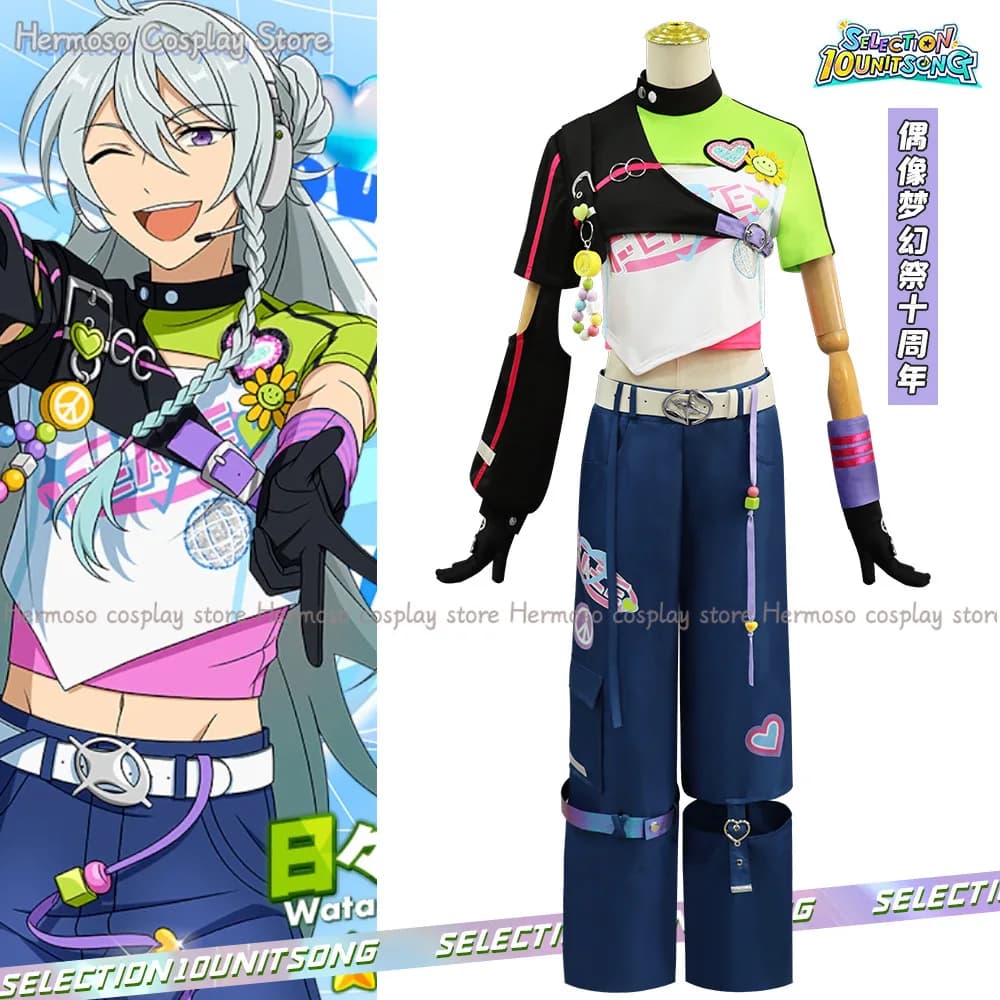 Costume Cosplay Personalizzato Ensemble Stars Hibiki Wataru/Shino Hajime/Shiina Niki/Nito Nazuna 10° Anniversario PM6