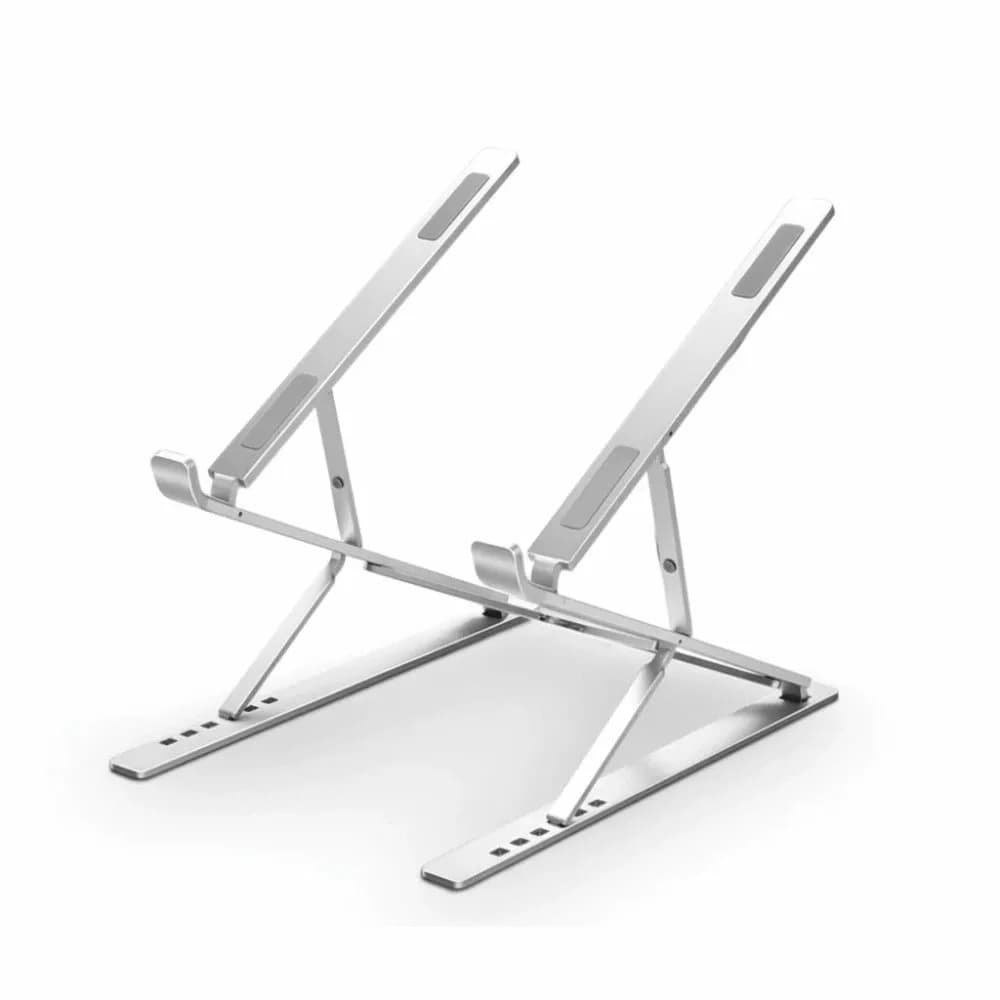 Supporto per Laptop Regolabile a Due Livelli, Pieghevole, con Ventilazione, per Computer Portatile