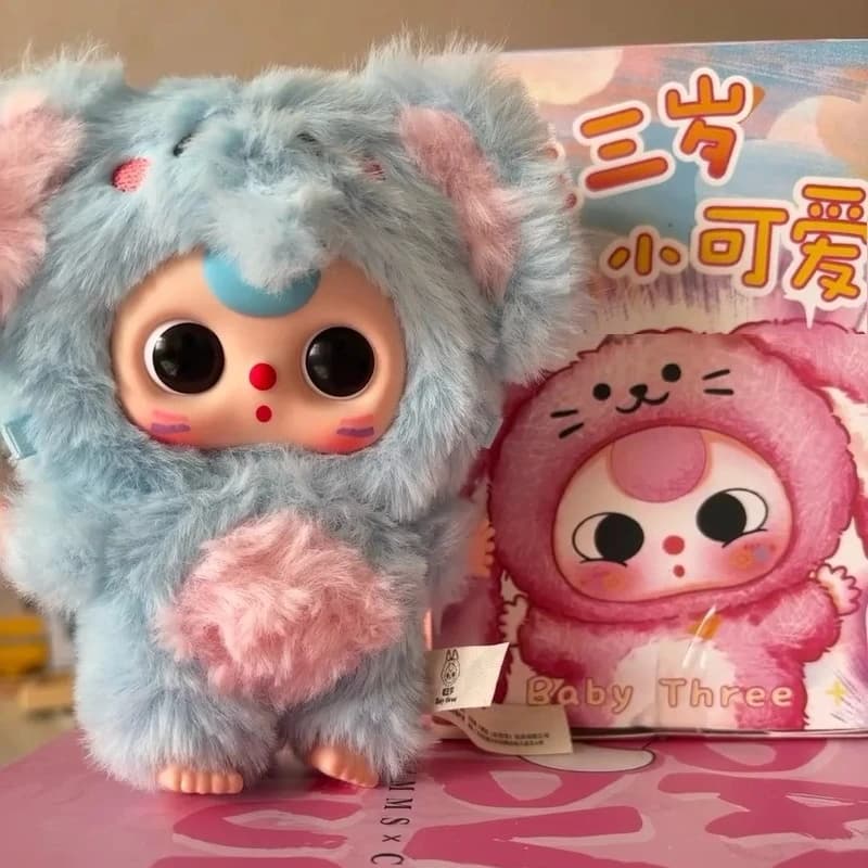New authentic baby three series Cutie plush blind box vinyl bag doll Kawaii doll game fashion toy decoration doll birthday gift