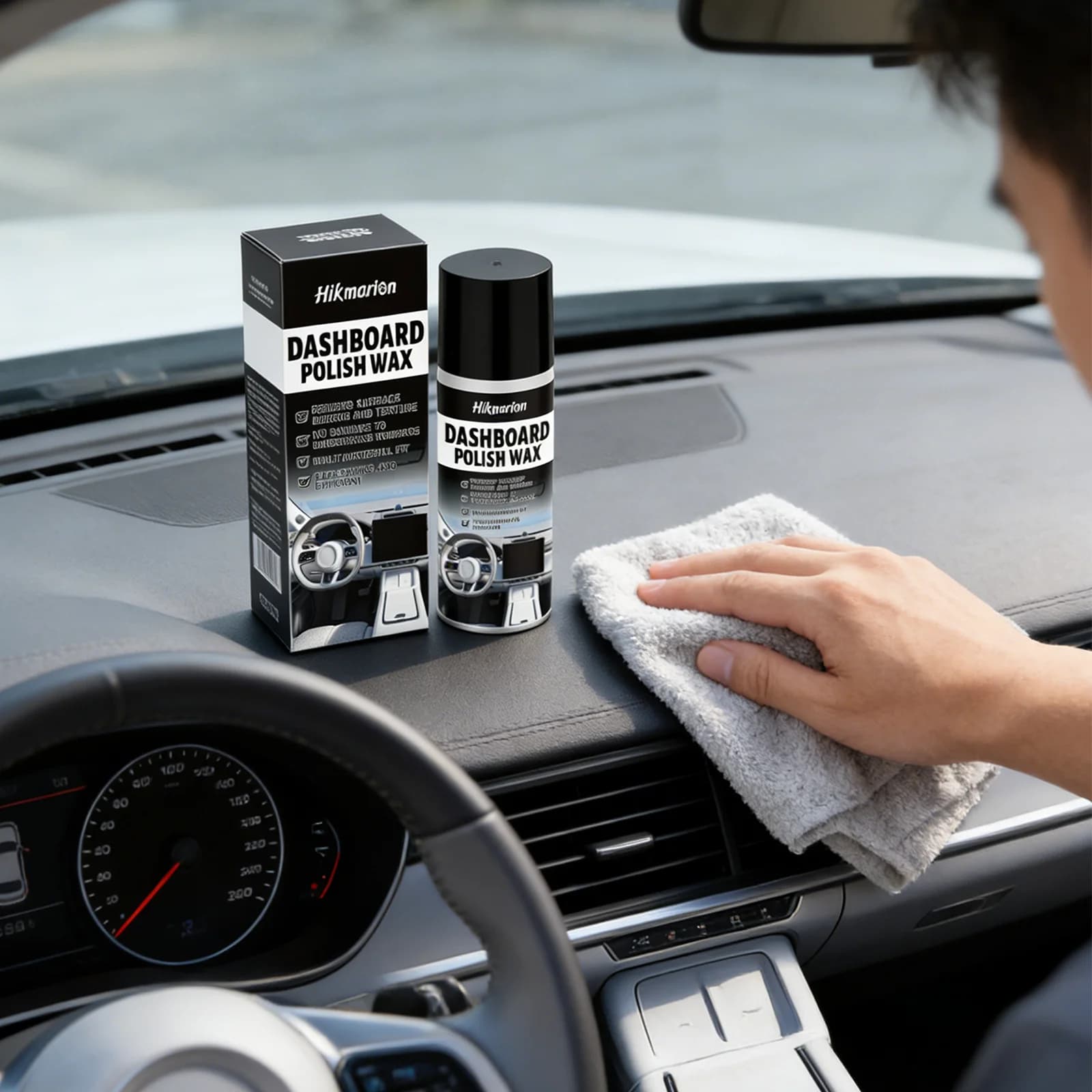Detergente Multiuso per Interni, Lucidante per Cruscotto, Spray per Detailing Auto, Sgrassatore per Cucina, Restauratore per Plastica e Pelle, Cura Quotidiana