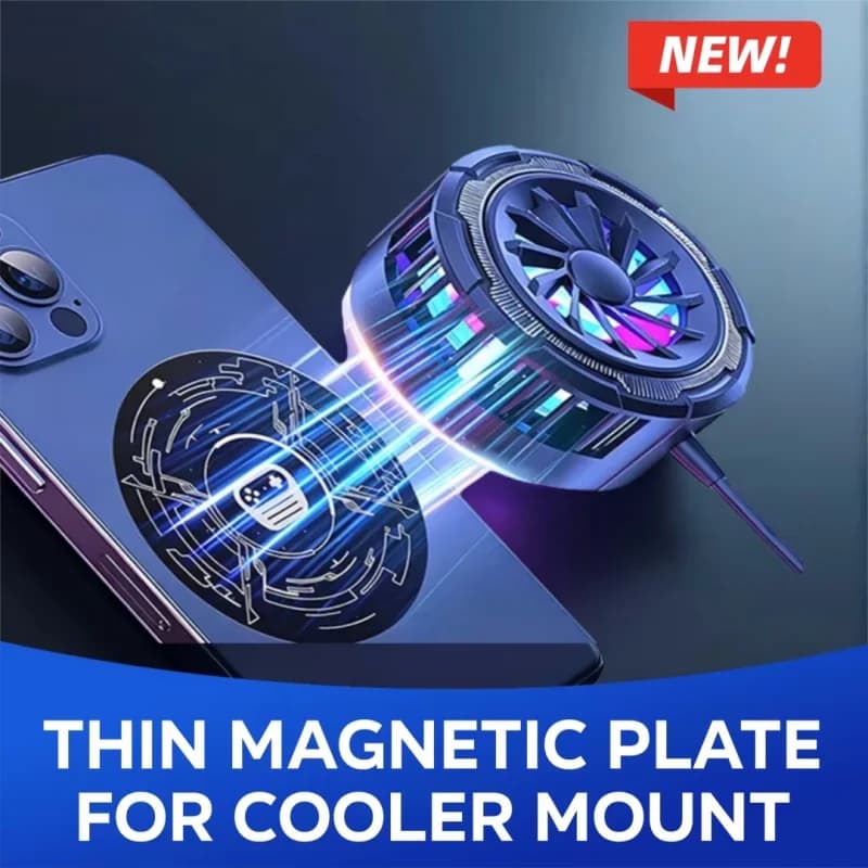Ultra Thin Magnetic Iron Ring Sticker Metal Plate Universal Accessory for Phone Cooler Car Mount Fit for Android Phones Tablets