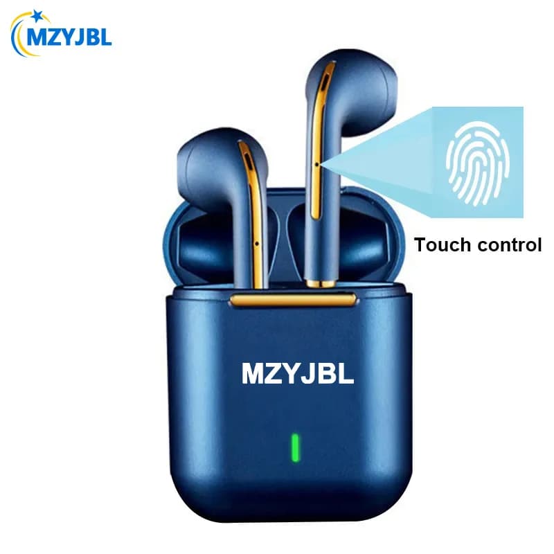MZYJBL TWS Auricolari wireless Cuffie J18 originali Cuffie Bluetooth vere Suono 9D Gioco sportivo Auricolari TWS In Ear con microfono
