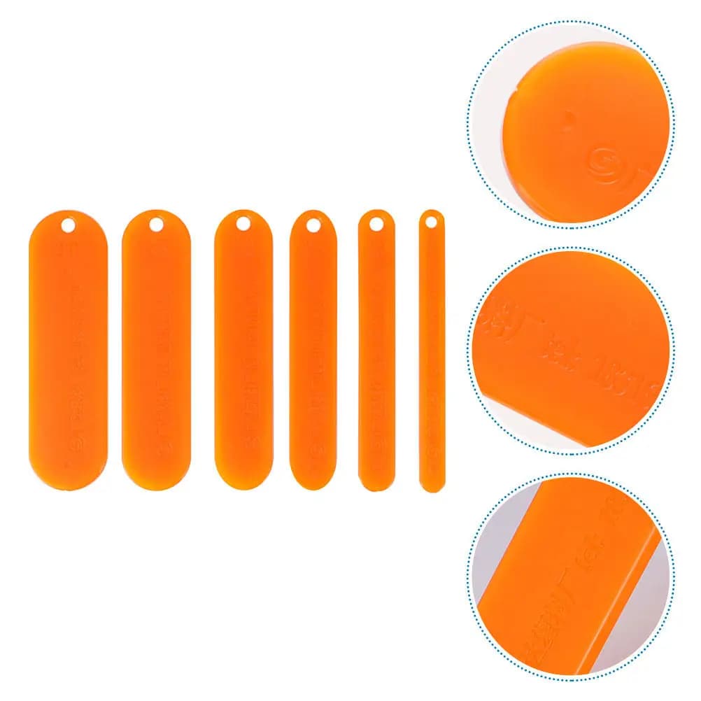 Set di 6 aghi per rete da pesca in plastica, strumento di riparazione multi-misura, accessori per la riparazione di reti da pesca, attrezzi da pesca