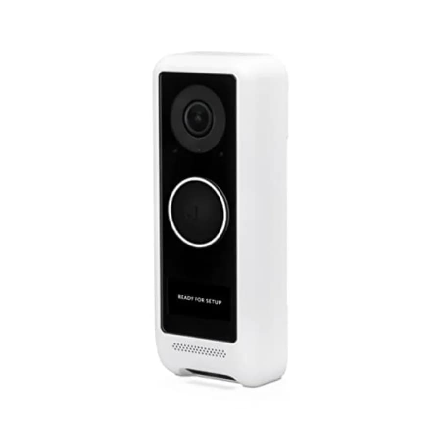 Campanello Intelligente UniFi Protect G4 UVC-G4-DoorBell per Esterni con Video HD, Struttura in Acciaio, Finitura Nera, Audio Bidirezionale e Rilevamento Movimento