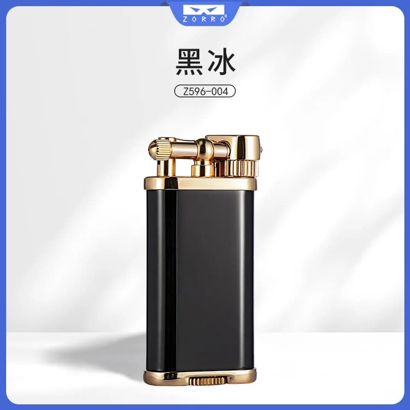 ZORRO/Z596 Original Copper Plate Light Shaped Kerosiene Lighter Creative Personality High-end Business Wholesale