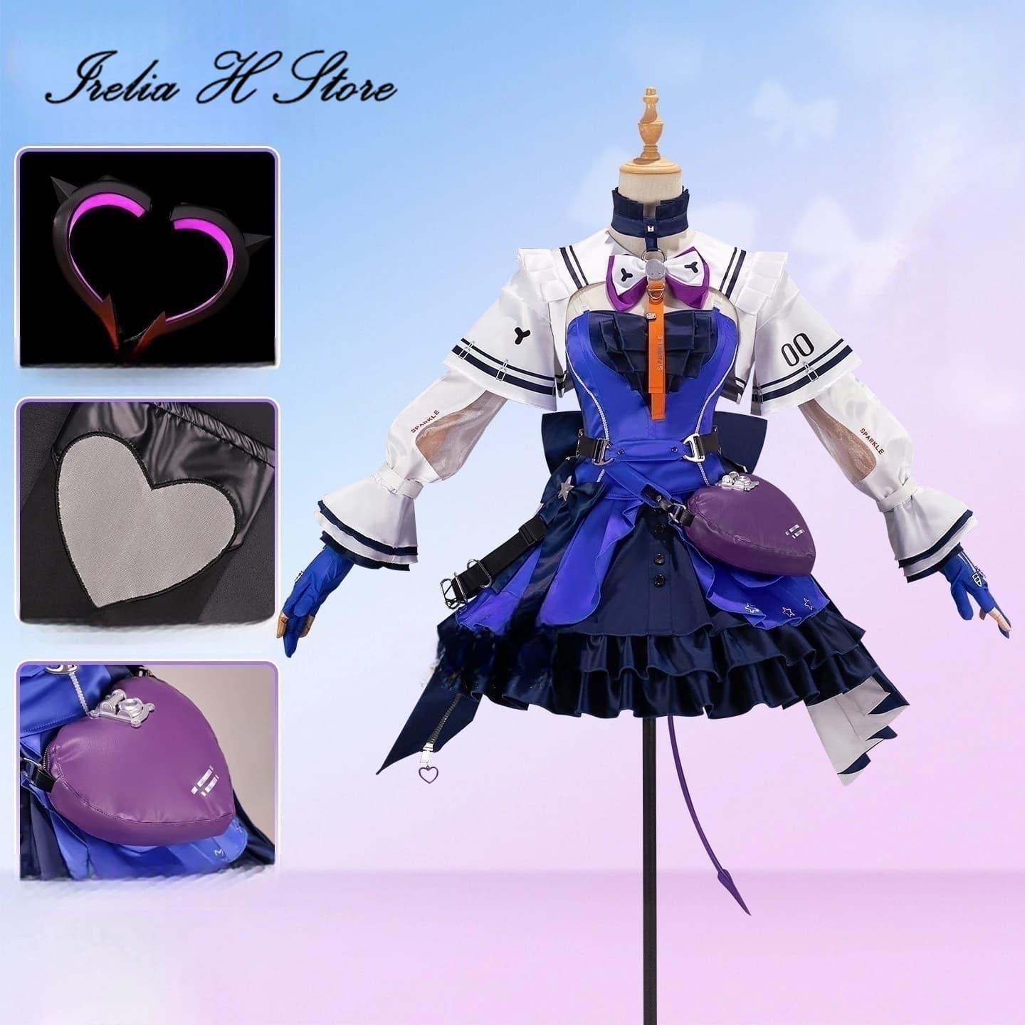 Irelia H Arknights:Endfield Liino Cosplay Costume Game Liino Dress Halloween Costumes For Women