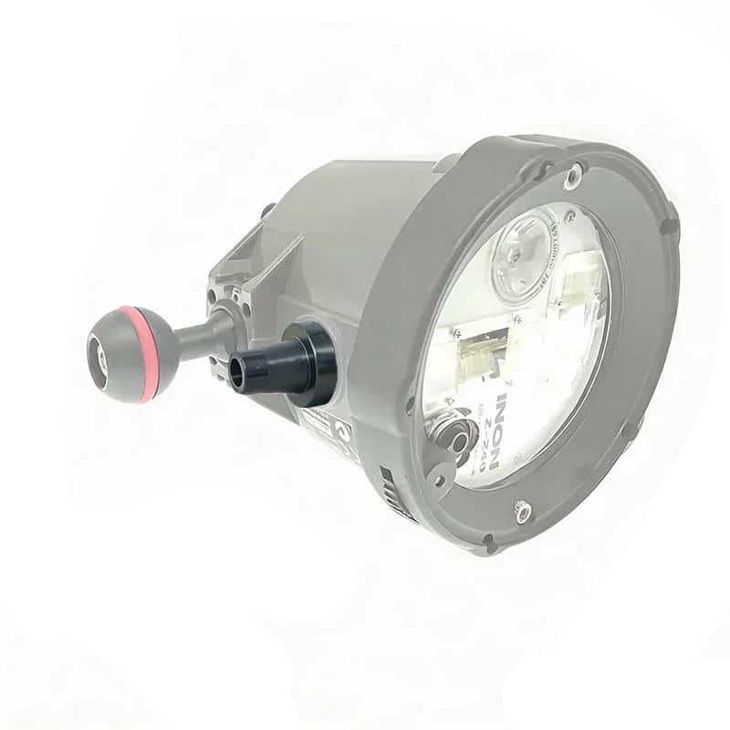 Adattatore per Interfaccia in Fibra Ottica per Torcia Subacquea Nitescuba, Supporto per Fibra Ottica per Accessori Strobo Inon S2000 D200 Z330
