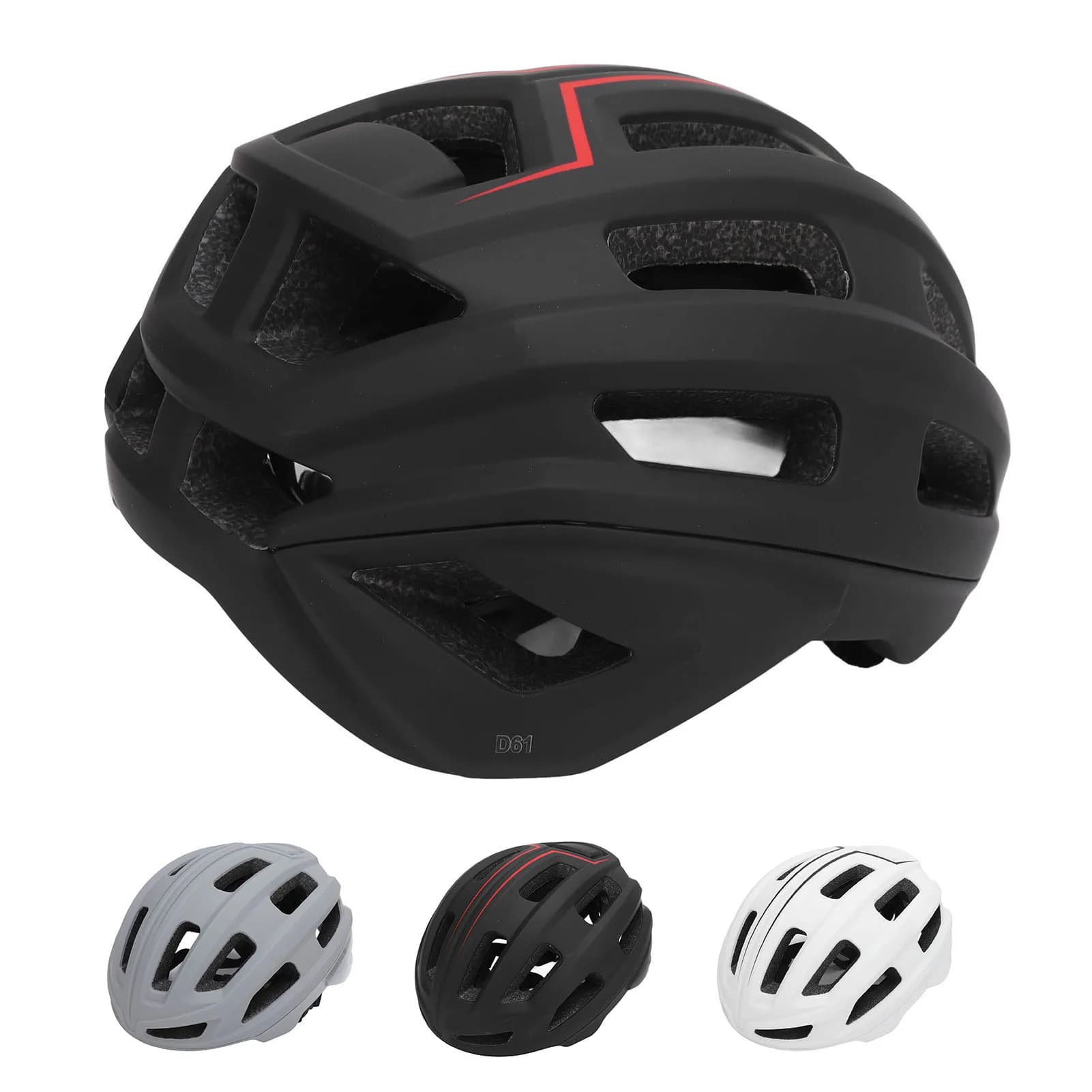 Mountain Bike Helmet Bike Helmet Removable Inner Lining Adjustable 21 Ventilation Holes PC Hook and Loop for Skateboarding