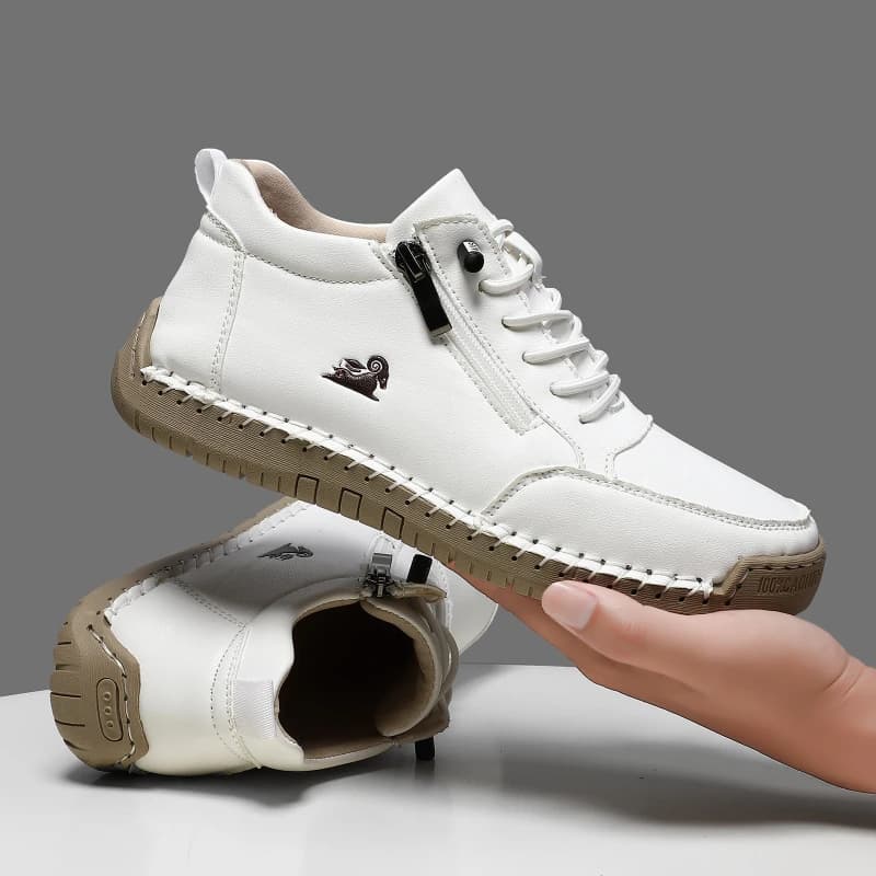 Women's Casual Shoes Hand-made Leather Soft Sports Shoes For Men's Classic Anti-slip Shoes Zapatos De Mujer