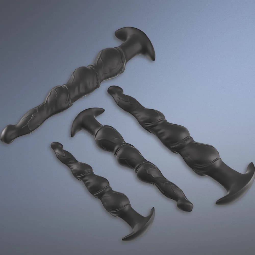 Plug anale Giocattoli del sesso Dildo anale lungo per le donne Uomini Perline anali in silicone Massaggiatore della prostata Stimolatore Butt Plug Prodotto per adulti