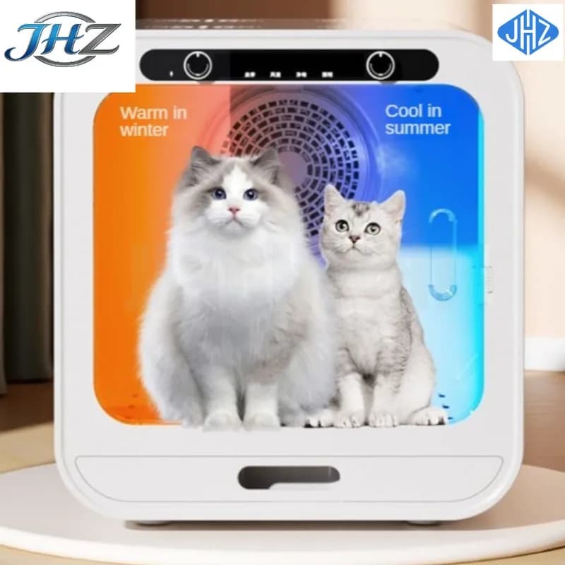 JHZ Asciugatrice Automatica per Animali Domestici, Box Asciugatura per Gatti e Cani, Ampio Spazio, Alta Potenza, Silenziosa, per Toelettatura