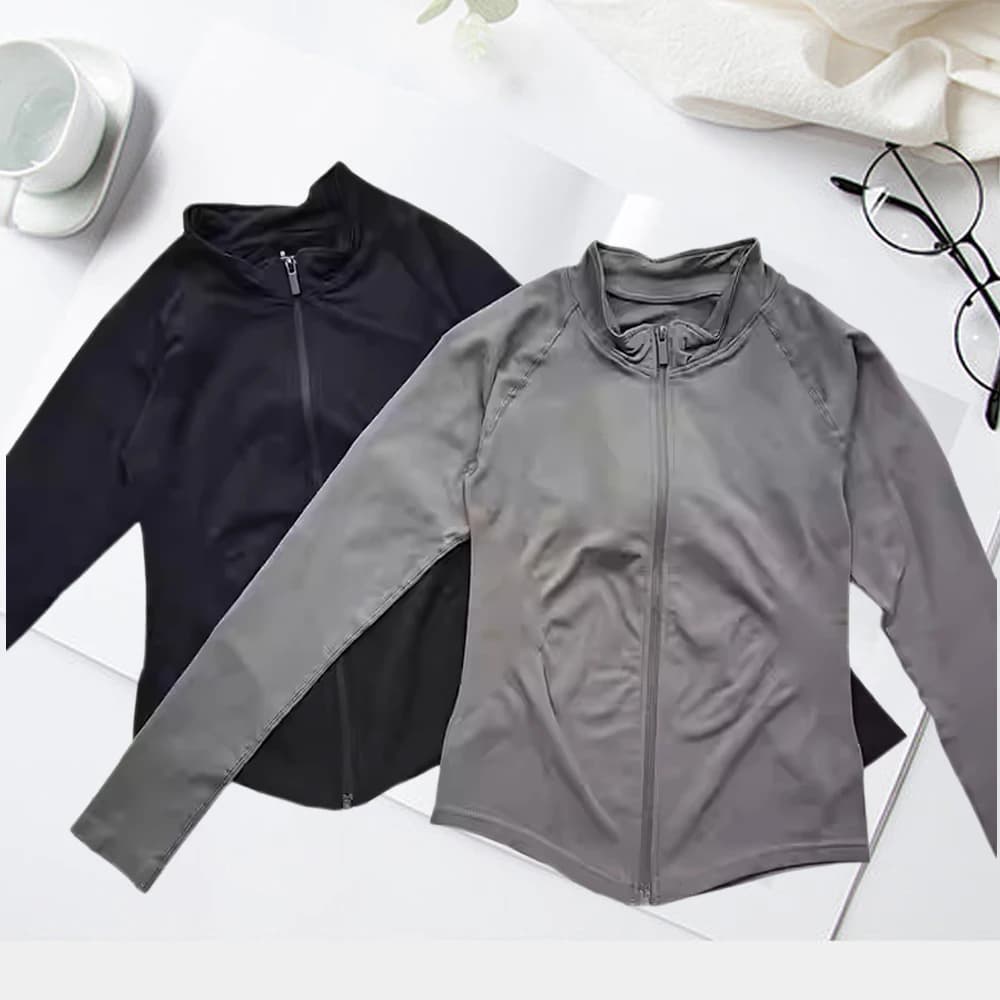 Impact Dimpact Zippy Jacket Women's Running Sleeves Top Gymnastics with Hinge Sportswear Training Pilates Yoga XP389