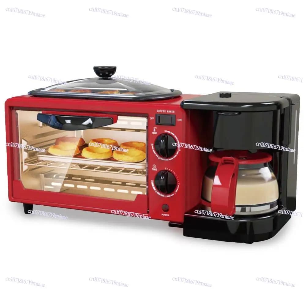 Home Toast Oven Coffe Maker 3 In 1 Multipurpose Breakfast Machine Hot Sale Breakfast Sandwich Machine