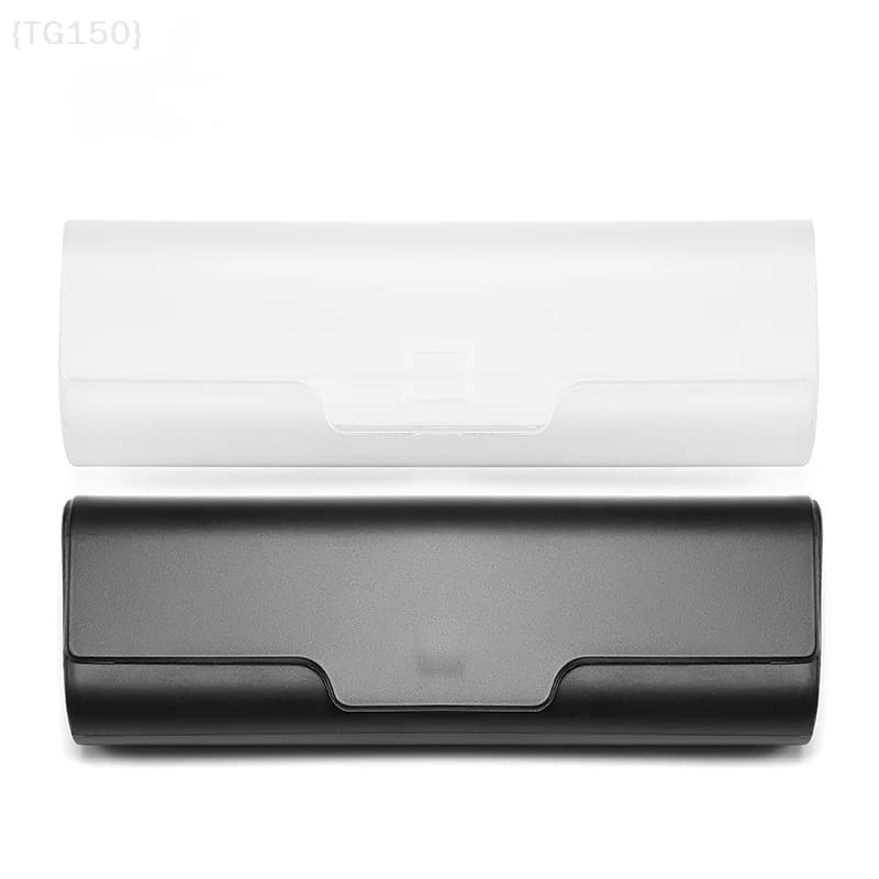 Transparent Frosted Hard Plastic Glasses Case – Simple Lightweight Storage Box For Sunglasses & Eyewear【No】