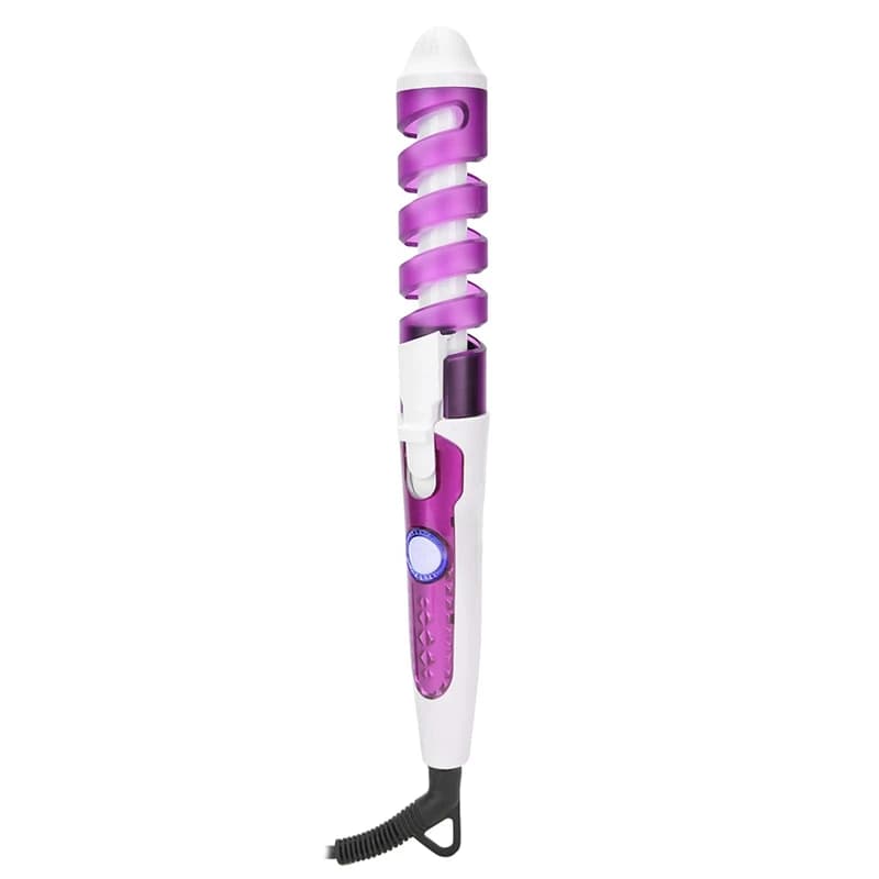Spiral rotating electric curling iron with American plug