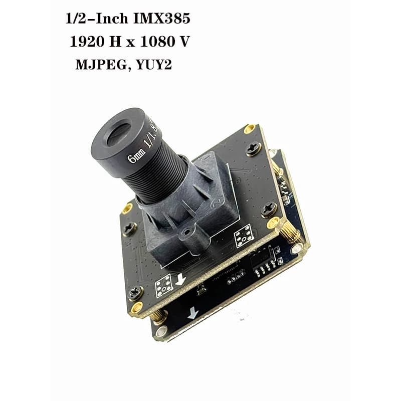 USB camera module 2MP 1920*1080 HD IMX385 IMX577 Starvis Lighting 60FPS MJPEG YUY2 for safety products for artificial vision