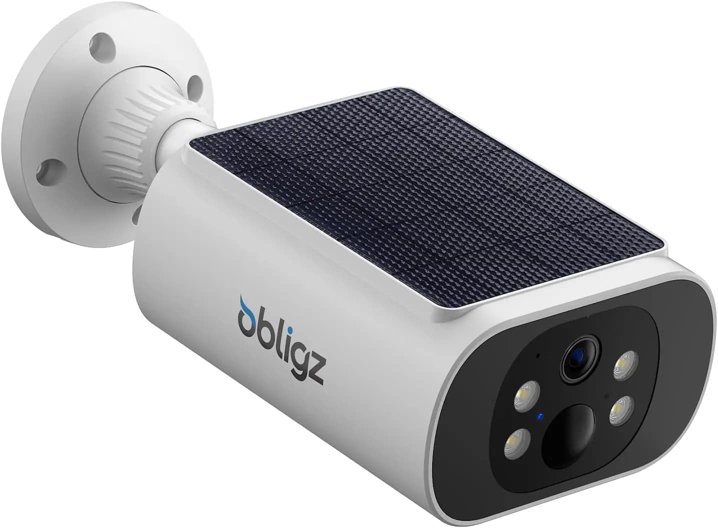Telecamere di Sicurezza Solari Wireless da Esterno, Visione Notturna a Colori 4MP, Facile Installazione Fai-da-Te per la Sicurezza Domestica