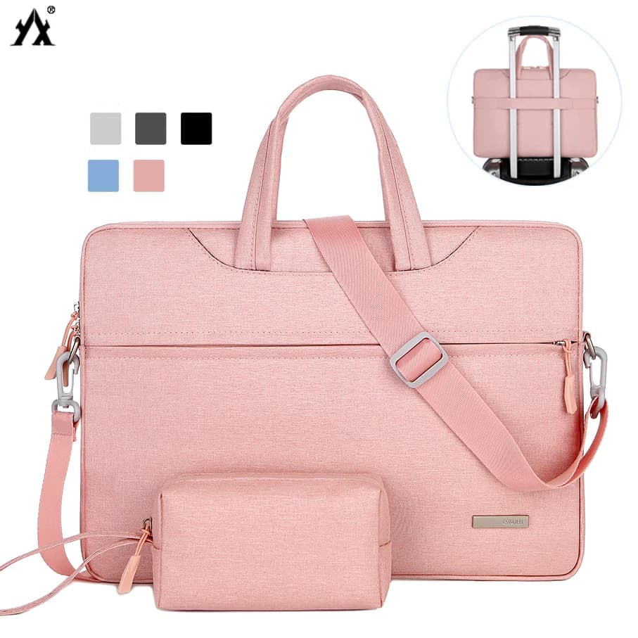 Custodia per laptop 12 13.3 15.6 Borsa per notebook a tracolla da 14 pollici per MacBook Air Pro M1 M2 Lenovo Dell Huawei borsa valigetta