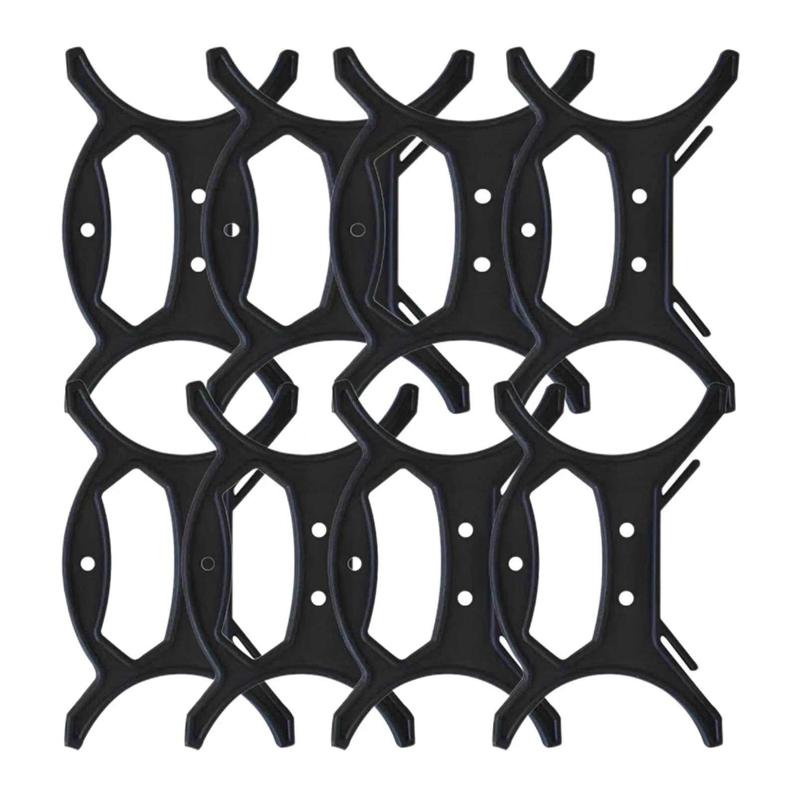 Set of 8 Cable Organizers, Nylon Safety Cords, Fishing Rod Protectors