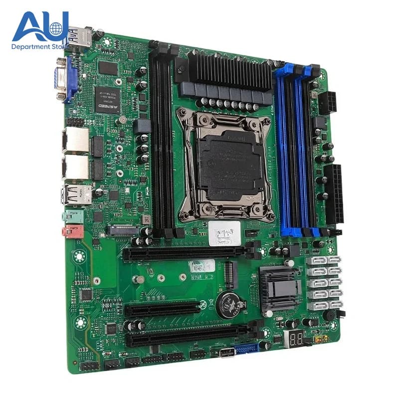 C612 Nas Black Synology NAS Soft Router Industrial Control Computer Motherboard X99 Split Storage Server 10 Disk Position