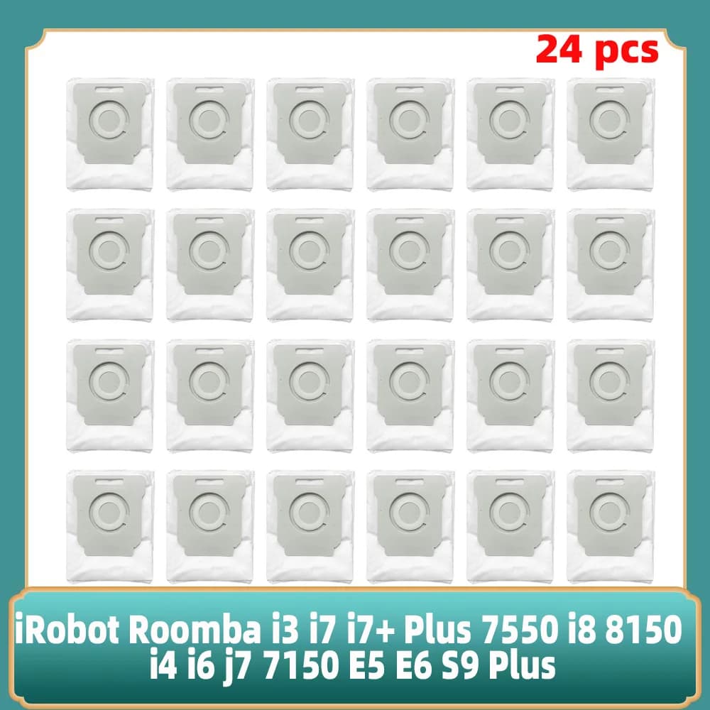 Sostituzione del sacchetto della polvere per iRobot Roomba i3 i7 i7 + Plus i8 i4 i6 j7 E5 E6 S9 Plus accessori per la pulizia robotica kit di pezzi di ricambio