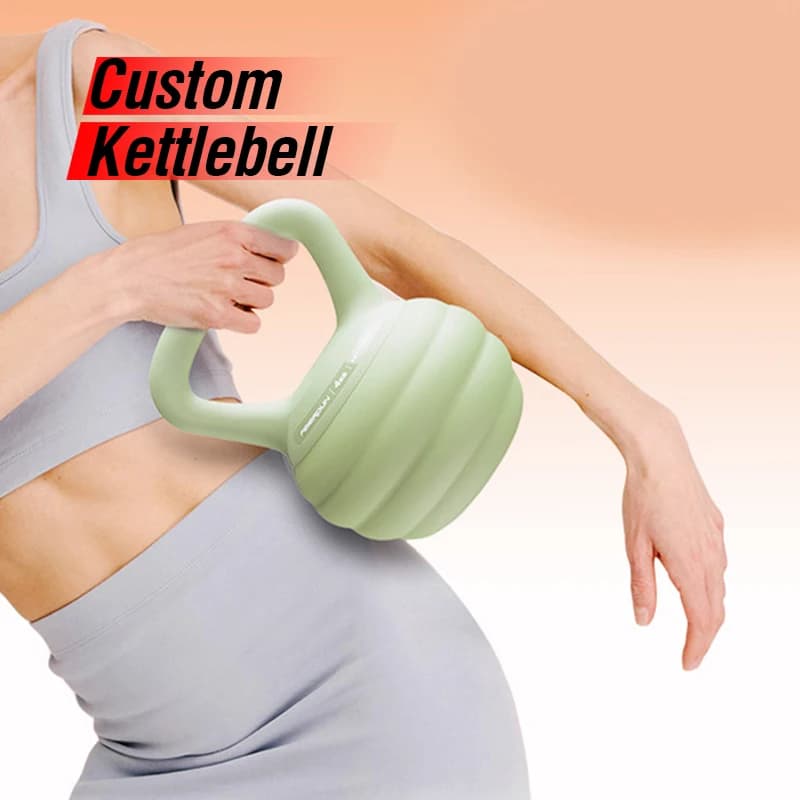 Kettlebell Regolabile a Forma di Caramella, Materiale Rinforzato Ecologico e Durevole per Fitness Femminile e Allenamento Glutei, 2.5/4/6/8KG