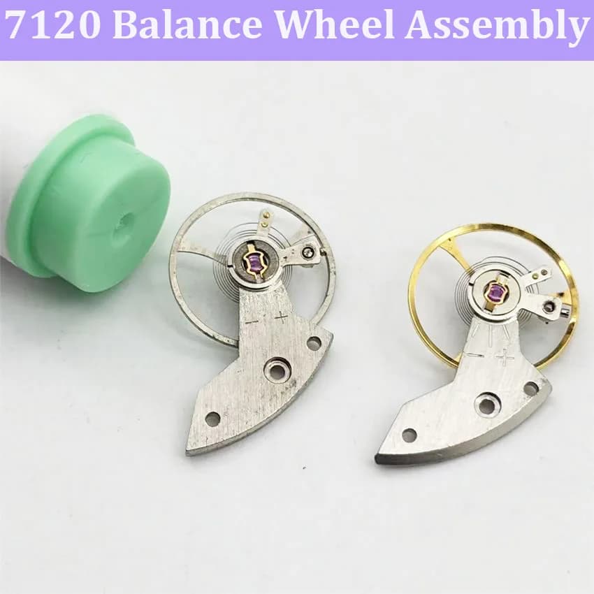 1pcs Movement Balance Wheel Assembly Full Pendulum Suitable for 7120 SZ1 SS7 Watch Accessory Unified Machine Balance Wheel