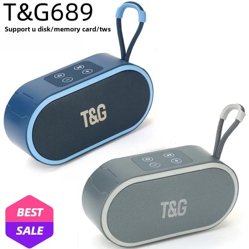 TG689 Altoparlante Bluetooth portatile Subwoofer PX4 Impermeabile Supporta l'inserimento della scheda e la richiesta vocale e la funzione di chiamata Multi-Color