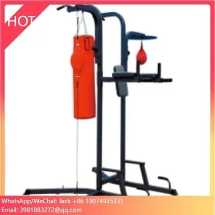 2025Home multifunctional gym boxing rack with boxing bag holder with sand bag for power tower immersion station for exercises