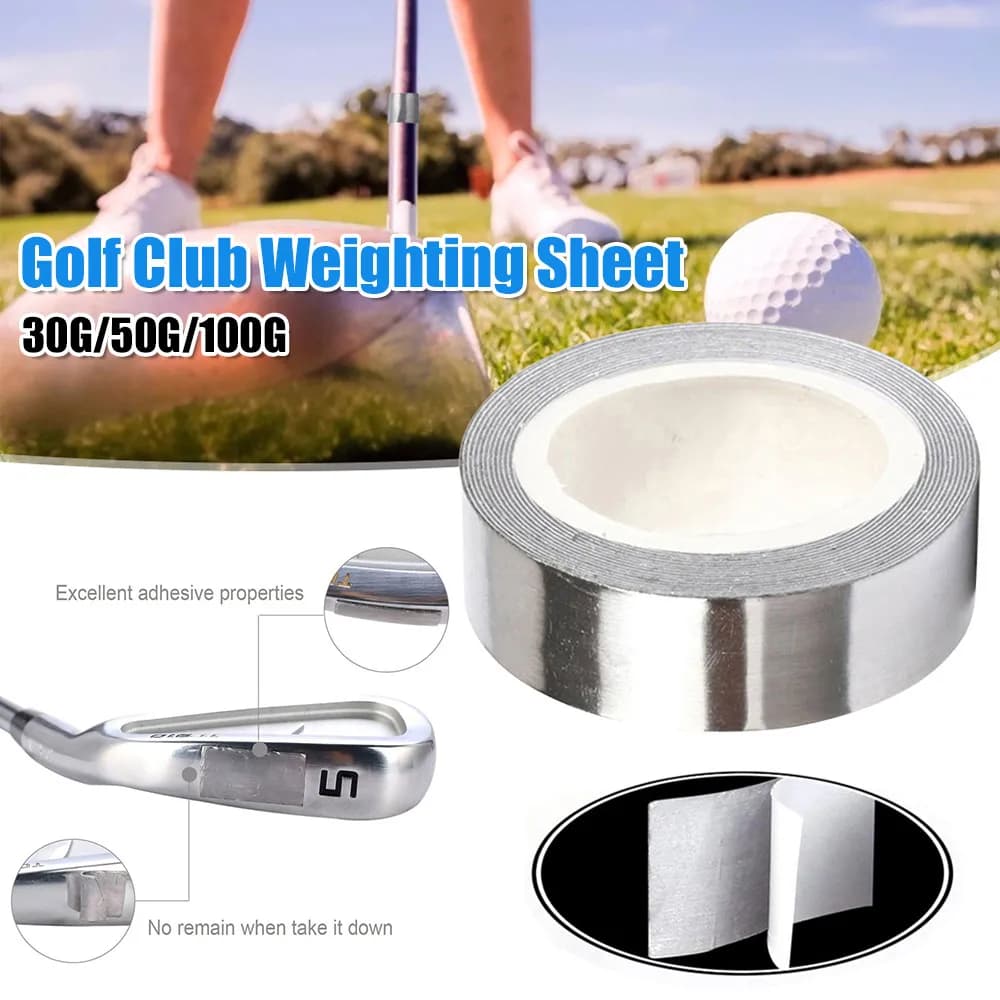 30g/50g/100g Professional Lead Heavy Tape for Golf, Tennis and Badminton - Golfer Training Equipment