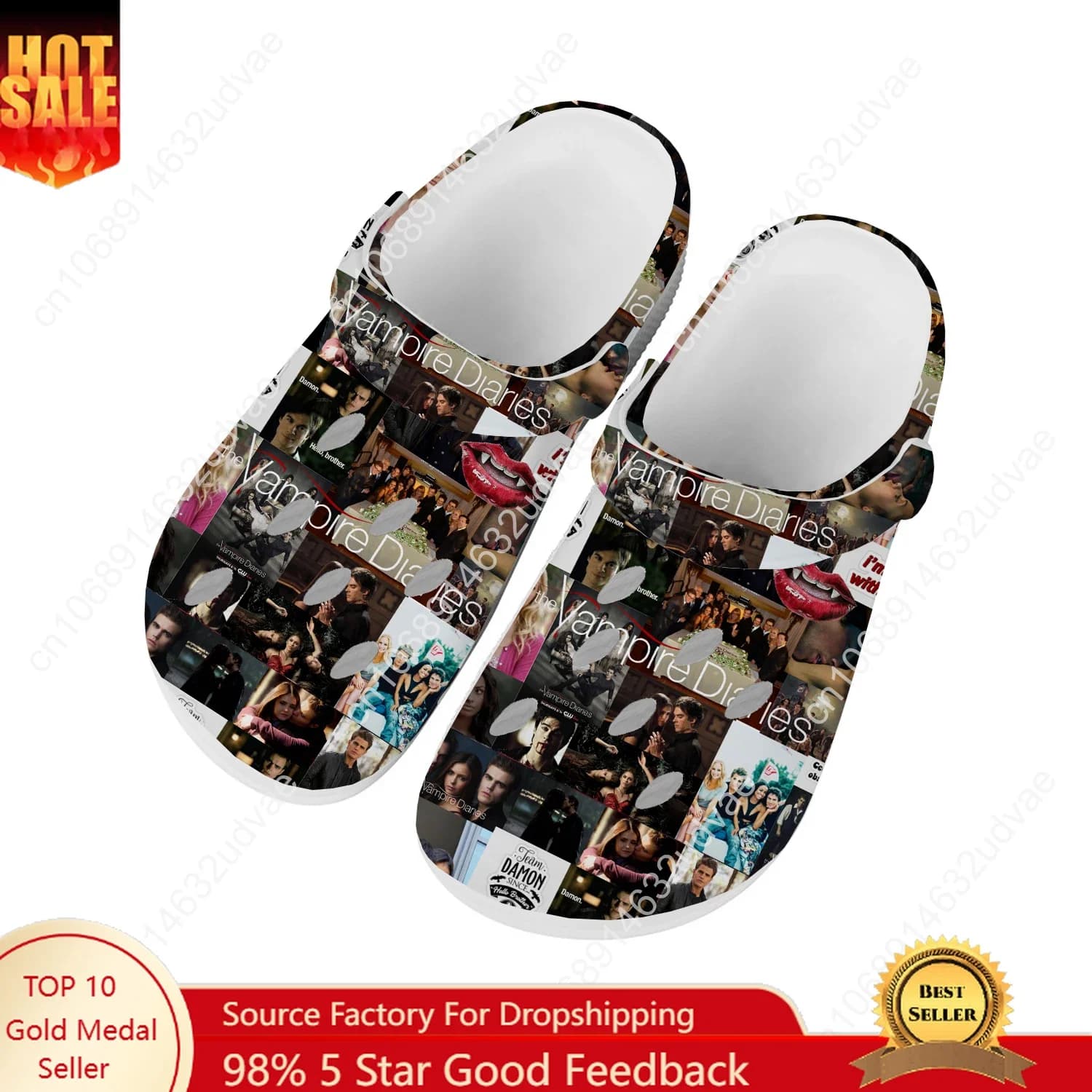 Le scarpe da acqua da vampiro uomo donna adolescente comode moda casa giardino zoccoli sandali personalizzati pantofole da spiaggia traspiranti
