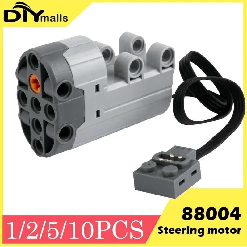 Servomotore sterzo Power 88004 Funzioni Parti tecniche Compatibile con i mattoncini LEGOeds MOC Brick Power Up Car Truck
