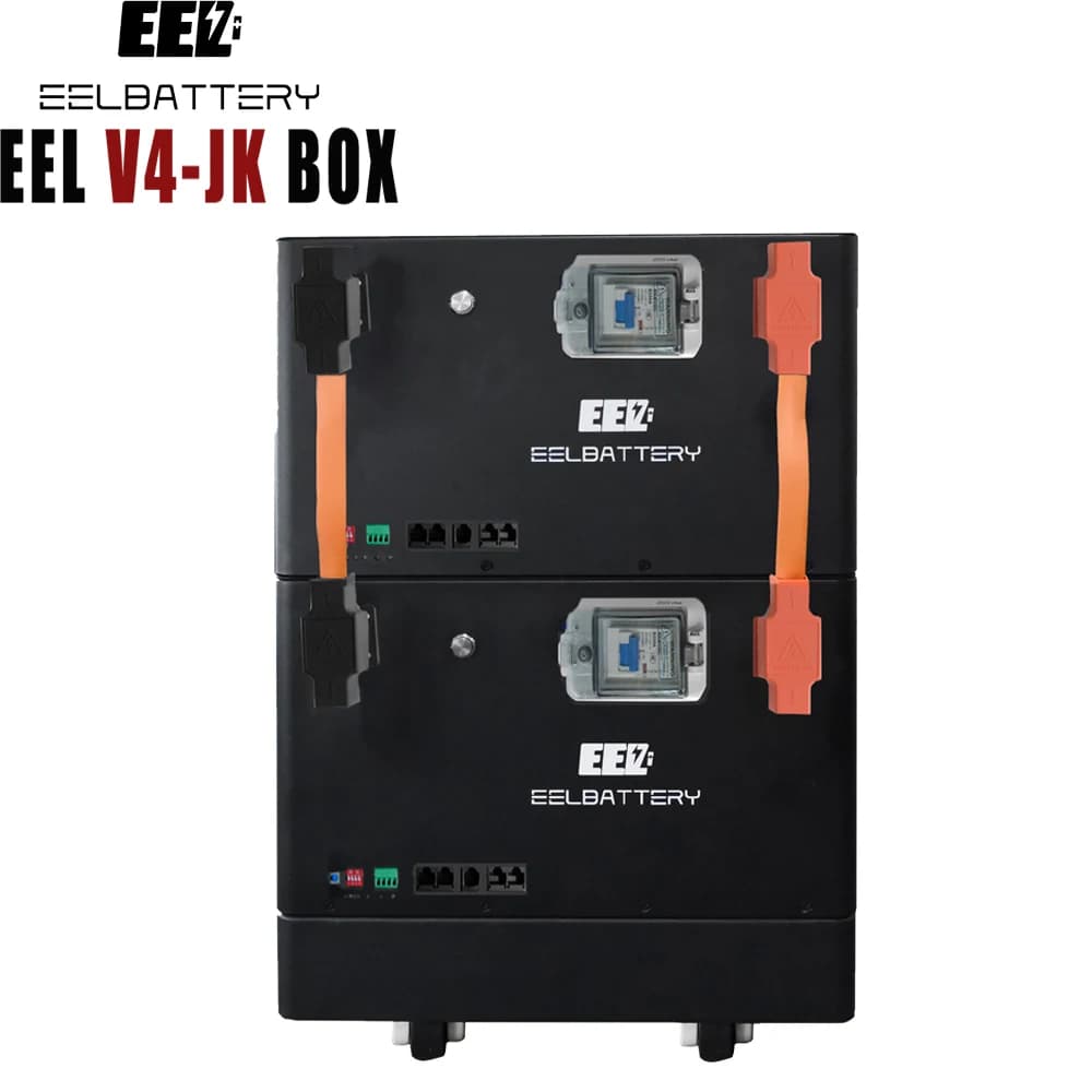 Scatola batteria agli ioni di litio impilabile 48V 280/300Ah Controllo BMS JK V19 Sistema di accumulo di energia solare Stock CN per pannelli solari domestici