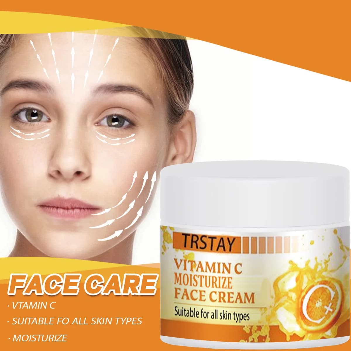 Vitamin C moisturizing face cream for all skin types Moisturizing products for skin care.