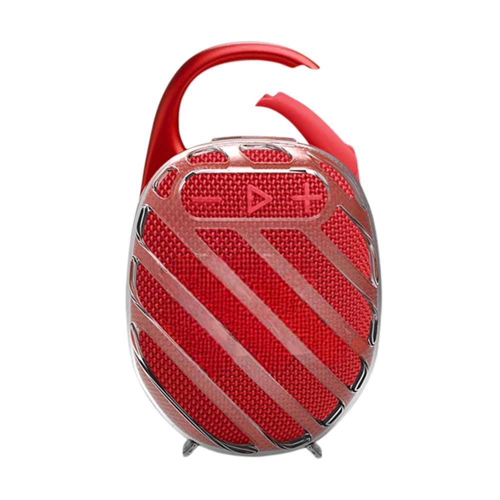 Cover morbida in TPU, guscio trasparente antiurto per altoparlante, cover protettiva scavata per altoparlante compatibile con Bluetooth JBL CLIP 5
