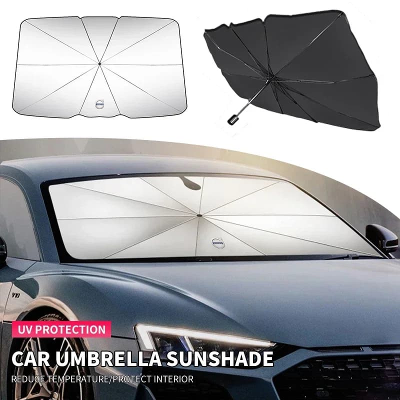 Nuovo Auto Anteriore Ombreggiatura Parabrezza Auto Parasole Ombrello Per Volvo AWD V60 V40 XC90 S60 XC60 S90 V90 CX70 XC40 C40 C70 EX90 Rdesig