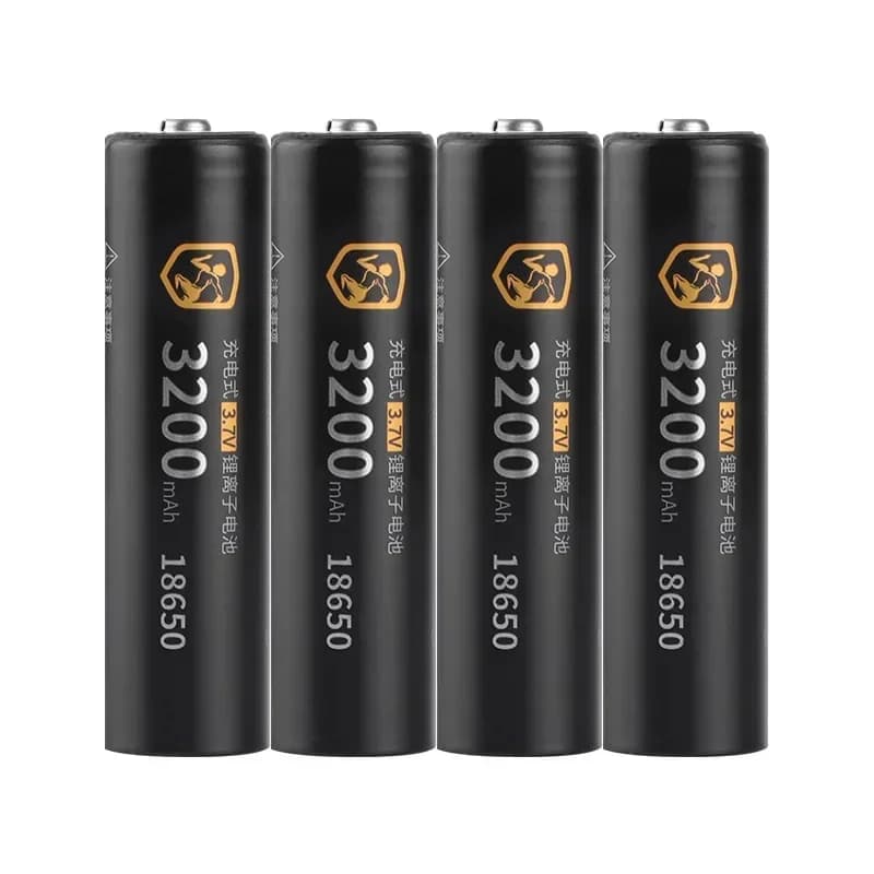 DLGPOWER 18650 Rechargeable Battery 3.7V 3200MAH Li-ion For Flashlight Toys Power Tools Power Balancer Portable Fan Battery