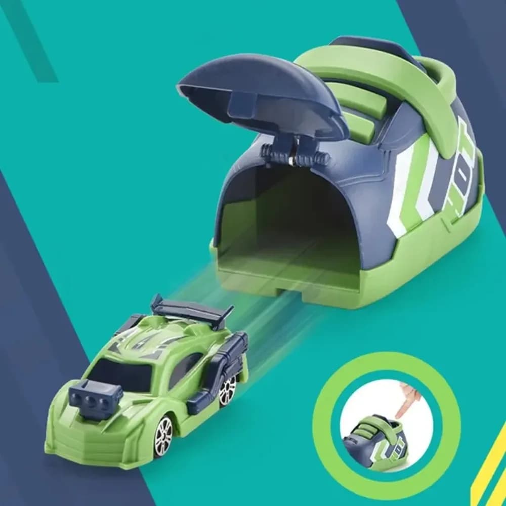 Giocattoli creativi per auto catapulta. Ejection Super Racing Car Ejection scarpe da corsa Inertia veicolo giocattoli competitivi per bambini