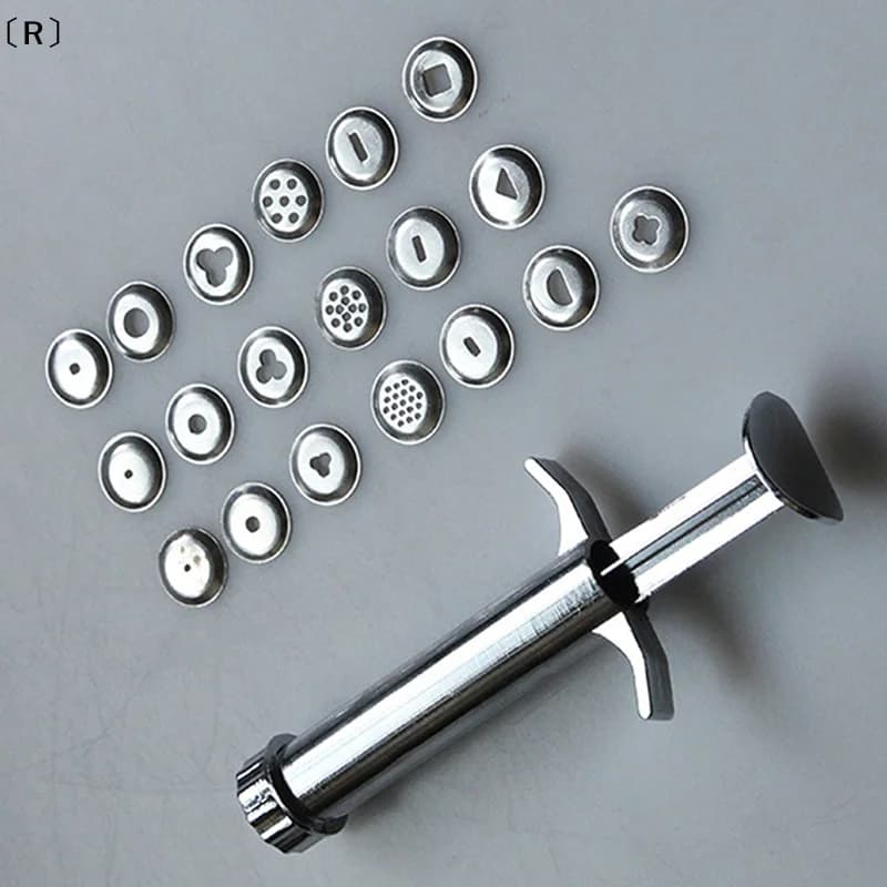 〔R〕20pcs/set Clay Extruders Clay Sugar Paste Extruder Sculpture Machine Polymer Gun Tool〔Winter2〕