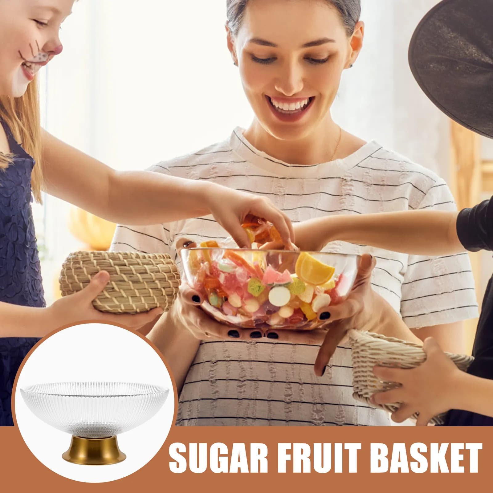 Elegante Vassoio per Snack, Frutta Secca, Noci, Caramelle e Antipasti, Ciotola Decorativa per Frutta, per Cucina, Sala da Pranzo, Feste e Matrimoni