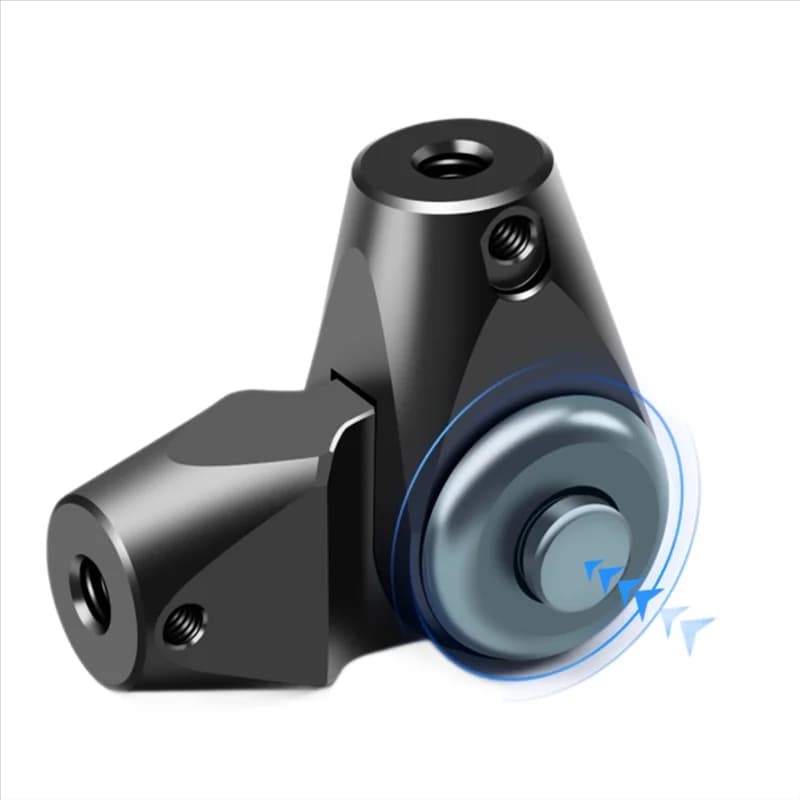 inEXCLUSIVO! in Adapter 1/4 in metal with fixed base for camera Adapter for mounting on metal camera with universal cardanic tripod for reflex photography