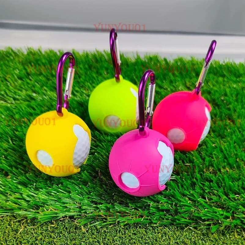 2025 Nuove clip da golf, clip per palline singole in silicone, coperture da golf multicolori, forniture da golf
