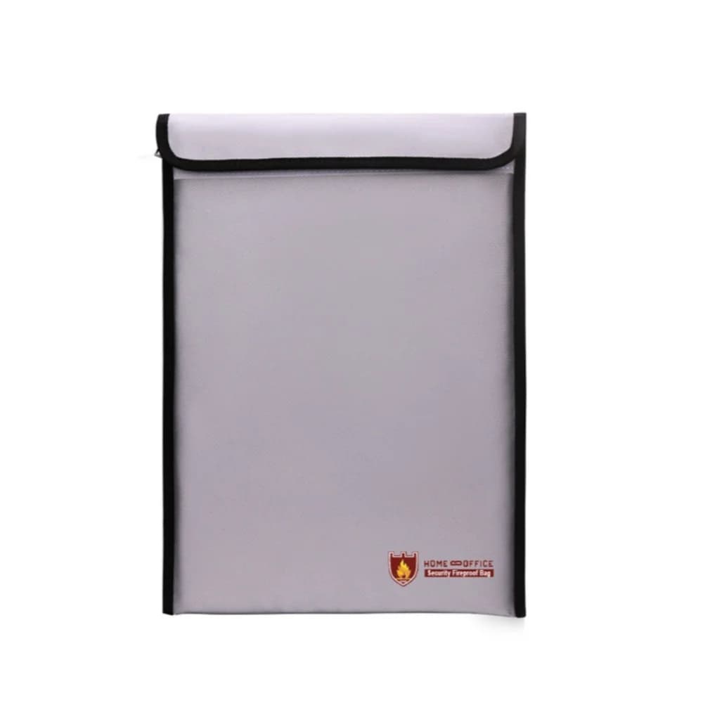 Porta passaporto per contanti Borsa per documenti impermeabile Organizzatore di documenti ignifugo Borsa per documenti impermeabile ignifuga per viaggi legali in ufficio