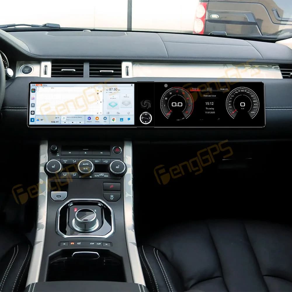 Android 13 Multimedia Player Dual 12.3 Inch Screen Car Radio For Range Rover Evoque 2012-2015 CarPlay GPS Navigation Stereo Host