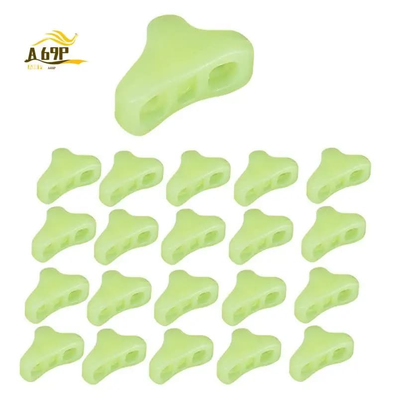 A69P - Corda Luminosa per Campeggio all'Aperto con Fibbia, Corda di Tensione per Tenda, Fibbia Luminosa Antiscivolo, Accessori per Tende