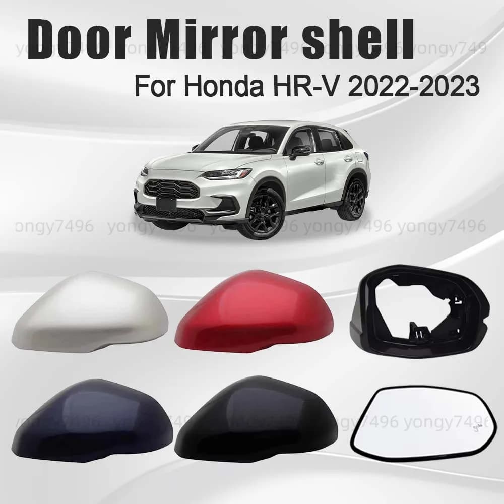 Copertura protettiva Specchio per porta Borsette per Honda HR-V 2022 2023 Cornice per obiettivo Copertura inferiore Nessuna fotocamera Ritmo elegante Oro Blu