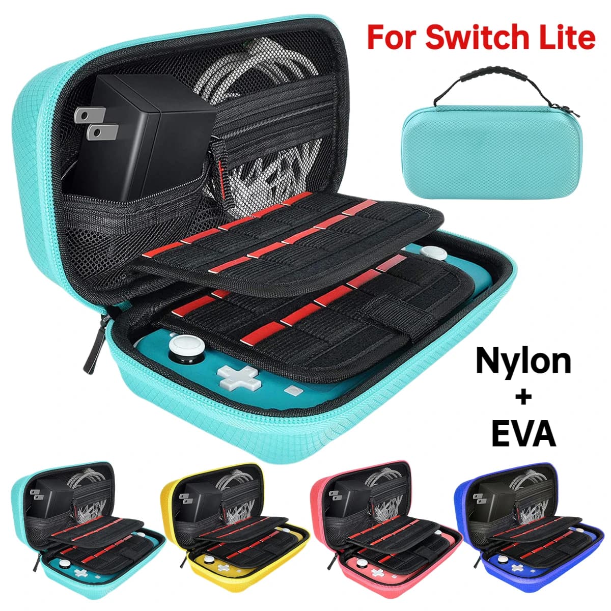 Portable Transport Case for Switch Lite Storage Bag EVA Anti-scratch Shoe Bag for Nintendo Switch Lite Accessories